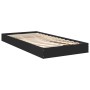 Schwarzer Bettrahmen aus Holzwerkstoff, 75 x 190 cm von vidaXL, Betten und Lattenroste - Ref: Foro24-842078, Preis: 60,27 €, ...