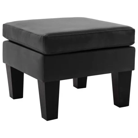 Fußstütze aus schwarzem Kunstleder von vidaXL, Osmanen - Ref: Foro24-288775, Preis: 80,19 €, Rabatt: %