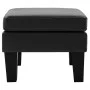 Fußstütze aus schwarzem Kunstleder von vidaXL, Osmanen - Ref: Foro24-288775, Preis: 80,19 €, Rabatt: %