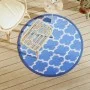 Blue PP outdoor rug Ø120 cm by vidaXL, Outdoor protectors - Ref: Foro24-368538, Price: 21,90 €, Discount: %