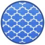 Blue PP outdoor rug Ø120 cm by vidaXL, Outdoor protectors - Ref: Foro24-368538, Price: 21,90 €, Discount: %