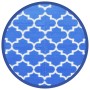 Blue PP outdoor rug Ø120 cm by vidaXL, Outdoor protectors - Ref: Foro24-368538, Price: 21,32 €, Discount: %