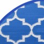 Blue PP outdoor rug Ø120 cm by vidaXL, Outdoor protectors - Ref: Foro24-368538, Price: 21,32 €, Discount: %