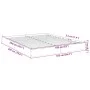 Sonoma gray engineered wood bed frame 160x200 cm by vidaXL, Beds and slatted bases - Ref: Foro24-842012, Price: 99,93 €, Disc...