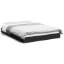 Estructura de cama madera de ingeniería negra 120x190 cm de vidaXL, Camas y somieres - Ref: Foro24-842050, Precio: 82,84 €, D...