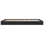 Estructura de cama madera de ingeniería negra 120x190 cm de vidaXL, Camas y somieres - Ref: Foro24-842050, Precio: 82,84 €, D...