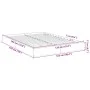 Black engineered wood bed frame 120x190 cm by vidaXL, Beds and slatted bases - Ref: Foro24-842050, Price: 81,76 €, Discount: %