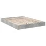 Concrete gray engineered wood bed frame 120x190cm by vidaXL, Beds and slatted bases - Ref: Foro24-842052, Price: 86,47 €, Dis...