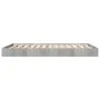 Estructura de cama madera de ingeniería gris hormigón 120x190cm de vidaXL, Camas y somieres - Ref: Foro24-842052, Precio: 87,...