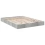 Concrete gray engineered wood bed frame 120x190cm by vidaXL, Beds and slatted bases - Ref: Foro24-842052, Price: 86,47 €, Dis...