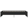 Bettgestell aus Holzwerkstoff und schwarzem Metall, 90 x 200 cm von vidaXL, Betten und Lattenroste - Ref: Foro24-845241, Prei...