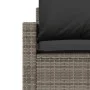 4-piece garden sofa set and gray synthetic rattan cushions by vidaXL, Garden sets - Ref: Foro24-366361, Price: 249,91 €, Disc...