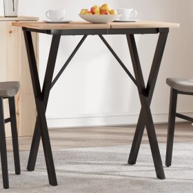 Patas de mesa de comedor estructura X hierro fundido 60x50x73cm