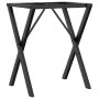 Cast iron X-structure dining table legs 60x50x73cm by vidaXL, Table legs - Ref: Foro24-357905, Price: 50,25 €, Discount: %