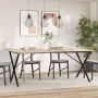 Esstischbeine aus Gusseisen mit X-Struktur, 180 x 80 x 73 cm von vidaXL, Tischbeine - Ref: Foro24-357913, Preis: 82,95 €, Rab...