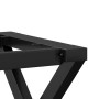 Patas de mesa comedor estructura X hierro fundido 180x80x73 cm