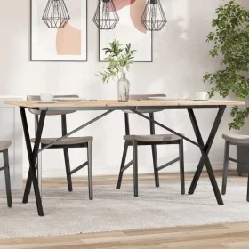 Esstischbeine aus Gusseisen mit X-Struktur, 140 x 60 x 73 cm von vidaXL, Tischbeine - Ref: Foro24-357911, Preis: 63,77 €, Rab...