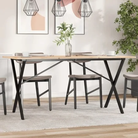 Cast iron X structure dining table legs 140x60x73 cm by vidaXL, Table legs - Ref: Foro24-357911, Price: 63,77 €, Discount: %