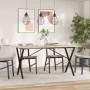 Cast iron X structure dining table legs 140x60x73 cm by vidaXL, Table legs - Ref: Foro24-357911, Price: 63,77 €, Discount: %