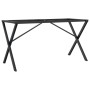 Patas de mesa comedor estructura X hierro fundido 140x60x73 cm