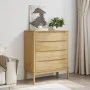 Kommode FLORO aus massivem, wachsbraunem Kiefernholz von vidaXL, Schubladen - Ref: Foro24-374008, Preis: 149,39 €, Rabatt: %