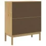 Kommode FLORO aus massivem, wachsbraunem Kiefernholz von vidaXL, Schubladen - Ref: Foro24-374008, Preis: 149,39 €, Rabatt: %