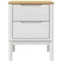 FLORO Nachttisch aus massivem weißem Kiefernholz 45x39x57 cm von vidaXL, Nachttische - Ref: Foro24-374003, Preis: 71,56 €, Ra...