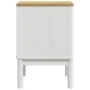 FLORO Nachttisch aus massivem weißem Kiefernholz 45x39x57 cm von vidaXL, Nachttische - Ref: Foro24-374003, Preis: 71,56 €, Ra...