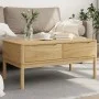 Mesa de centro FLORO madera de pino marrón cera 99x55,5x45 cm de vidaXL, Mesas de centro - Ref: Foro24-374017, Precio: 122,85...