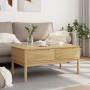 FLORO coffee table wax brown pine wood 99x55.5x45 cm by vidaXL, Coffee table - Ref: Foro24-374017, Price: 129,45 €, Discount: %