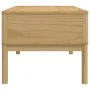 Mesa de centro FLORO madera de pino marrón cera 99x55,5x45 cm de vidaXL, Mesas de centro - Ref: Foro24-374017, Precio: 122,85...