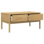 FLORO coffee table wax brown pine wood 99x55.5x45 cm by vidaXL, Coffee table - Ref: Foro24-374017, Price: 129,45 €, Discount: %