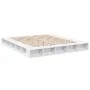 White engineered wood bed frame 200x200 cm by vidaXL, Beds and slatted bases - Ref: Foro24-3280447, Price: 169,05 €, Discount: %