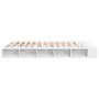 White engineered wood bed frame 200x200 cm by vidaXL, Beds and slatted bases - Ref: Foro24-3280447, Price: 169,05 €, Discount: %