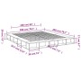 White engineered wood bed frame 200x200 cm by vidaXL, Beds and slatted bases - Ref: Foro24-3280447, Price: 171,22 €, Discount: %