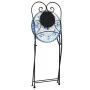 Blau-weißes Bistro-Set aus Keramik und Eisenmosaik von vidaXL, Gartensets - Ref: Foro24-3216353, Preis: 208,50 €, Rabatt: %