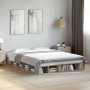 Estructura de cama madera de ingeniería gris hormigón 160x200cm de vidaXL, Camas y somieres - Ref: Foro24-3280464, Precio: 16...