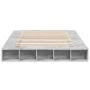 Betongrauer Bettrahmen aus Holzwerkstoff, 160 x 200 cm von vidaXL, Betten und Lattenroste - Ref: Foro24-3280464, Preis: 158,5...
