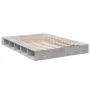 Betongrauer Bettrahmen aus Holzwerkstoff, 160 x 200 cm von vidaXL, Betten und Lattenroste - Ref: Foro24-3280464, Preis: 158,5...