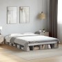 Sonoma-grauer Holzwerkstoff-Bettrahmen 160 x 200 cm von vidaXL, Betten und Lattenroste - Ref: Foro24-3280466, Preis: 154,28 €...