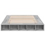 Sonoma-grauer Holzwerkstoff-Bettrahmen 160 x 200 cm von vidaXL, Betten und Lattenroste - Ref: Foro24-3280466, Preis: 154,28 €...