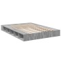 Sonoma-grauer Holzwerkstoff-Bettrahmen 160 x 200 cm von vidaXL, Betten und Lattenroste - Ref: Foro24-3280466, Preis: 154,28 €...