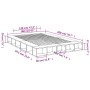 Sonoma-grauer Holzwerkstoff-Bettrahmen 160 x 200 cm von vidaXL, Betten und Lattenroste - Ref: Foro24-3280466, Preis: 154,28 €...