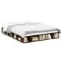 Smoked oak engineered wood bed frame 150x200cm by vidaXL, Beds and slatted bases - Ref: Foro24-3280472, Price: 145,50 €, Disc...