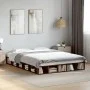Smoked oak engineered wood bed frame 150x200cm by vidaXL, Beds and slatted bases - Ref: Foro24-3280472, Price: 145,50 €, Disc...