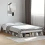 Estructura de cama madera de ingeniería gris Sonoma 120x200 cm de vidaXL, Camas y somieres - Ref: Foro24-3280487, Precio: 139...