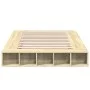 Bettgestell aus Sonoma-Eiche-Holzwerkstoff, 140 x 190 cm von vidaXL, Betten und Lattenroste - Ref: Foro24-3280491, Preis: 144...