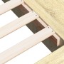 Sonoma oak engineered wood bed frame 140x190 cm by vidaXL, Beds and slatted bases - Ref: Foro24-3280491, Price: 146,62 €, Dis...