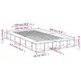 Bettgestell aus Sonoma-Eiche-Holzwerkstoff, 140 x 190 cm von vidaXL, Betten und Lattenroste - Ref: Foro24-3280491, Preis: 144...