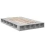 Concrete gray engineered wood bed frame 120x200cm by vidaXL, Beds and slatted bases - Ref: Foro24-3280485, Price: 146,12 €, D...